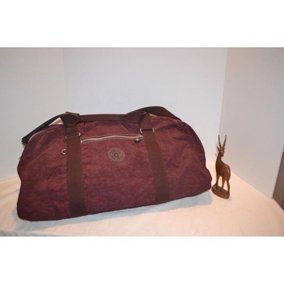 Vintage Kipling Bag Y2K Traditional Carry on Messenger Duffle Overnight Bag - Picture 3 of 10